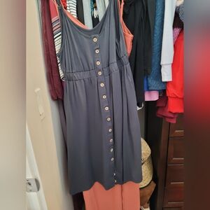 Midi Button Up Dress